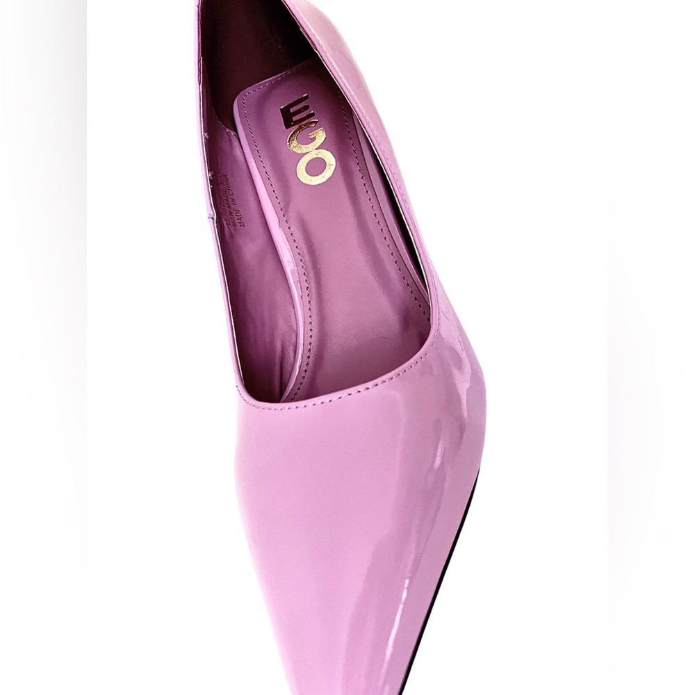 Pink Lilac Patent Court Kitten Heels | Pointed Toe | UK 5 | BNIB - Picture 9 of 17